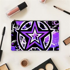 Purple Star Cosmetic Bag (Medium) from ArtsNow.com Front