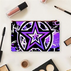 Purple Star Cosmetic Bag (Medium) from ArtsNow.com Back