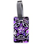 Purple Star Luggage Tag (one side)