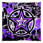 Purple Star Large Cushion Case (One Side)