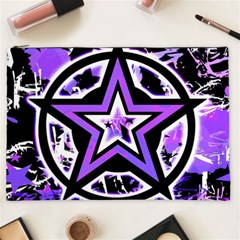 Purple Star Cosmetic Bag (XXL) from ArtsNow.com Front