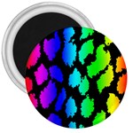 Rainbow Leopard 3  Magnet
