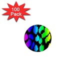 Rainbow Leopard 1  Mini Magnet (100 pack) 