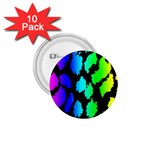 Rainbow Leopard 1.75  Button (10 pack) 