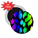 Rainbow Leopard 2.25  Magnet (10 pack)