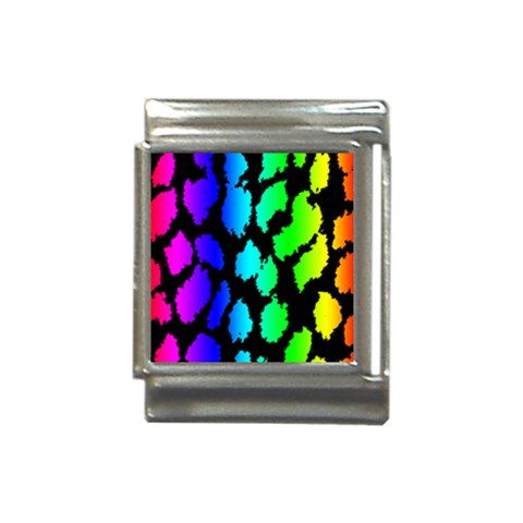 Rainbow Leopard Italian Charm (13mm) from ArtsNow.com Front