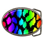 Rainbow Leopard Belt Buckle