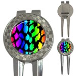 Rainbow Leopard 3-in-1 Golf Divot