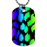 Rainbow Leopard Dog Tag (One Side)