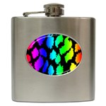 Rainbow Leopard Hip Flask (6 oz)