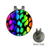 Rainbow Leopard Golf Ball Marker Hat Clip