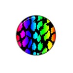 Rainbow Leopard Hat Clip Ball Marker (10 pack)