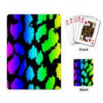 Rainbow Leopard Playing Cards Single Design