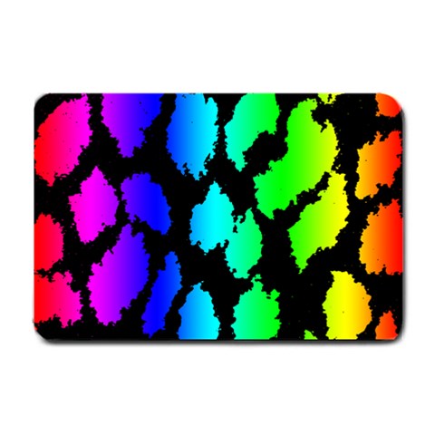 Rainbow Leopard Small Doormat from ArtsNow.com 24 x16  Door Mat