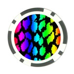 Rainbow Leopard Poker Chip Card Guard