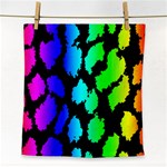 Rainbow Leopard Face Towel