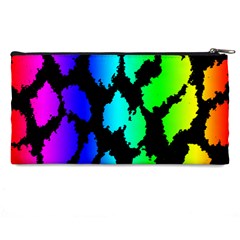 Rainbow Leopard Pencil Case from ArtsNow.com Back
