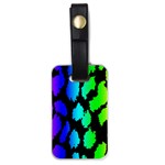 Rainbow Leopard Luggage Tag (one side)