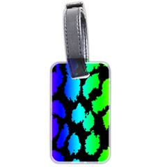 Rainbow Leopard Luggage Tag (two sides) from ArtsNow.com Back