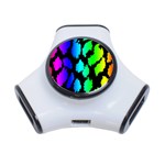 Rainbow Leopard 3-Port USB Hub