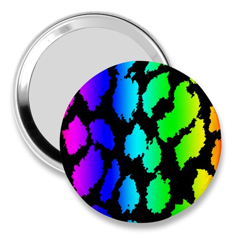 Rainbow Leopard 3  Handbag Mirror from ArtsNow.com Front