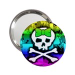 Rainbow Skull 2.25  Handbag Mirror