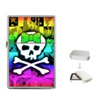 Rainbow Skull Flip Top Lighter