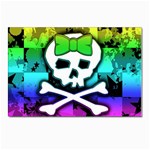 Rainbow Skull Postcards 5  x 7  (Pkg of 10)