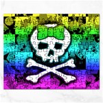 Rainbow Skull Jigsaw Puzzle (Rectangular)