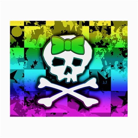 Rainbow Skull Glasses Cloth (Small) from ArtsNow.com Front