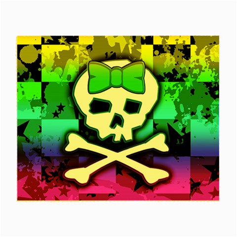 Rainbow Skull Glasses Cloth (Small) from ArtsNow.com Front
