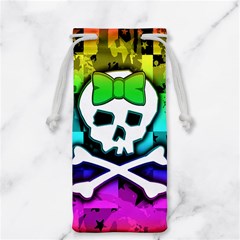 Rainbow Skull Jewelry Bag from ArtsNow.com Front