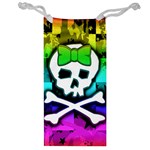 Rainbow Skull Jewelry Bag