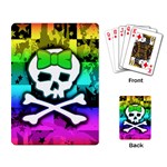 Rainbow Skull Playing Cards Single Design