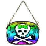 Rainbow Skull Chain Purse (One Side)