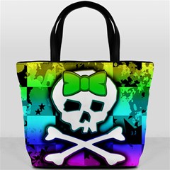 Rainbow Skull Bucket Bag from ArtsNow.com Front