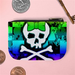 Rainbow Skull Mini Coin Purse from ArtsNow.com Back