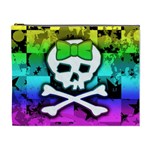 Rainbow Skull Cosmetic Bag (XL)