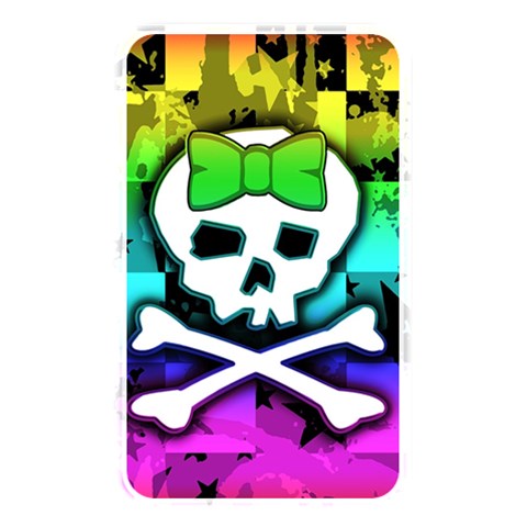 Rainbow Skull Memory Card Reader (Rectangular) from ArtsNow.com Front
