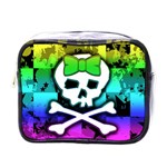 Rainbow Skull Mini Toiletries Bag (One Side)