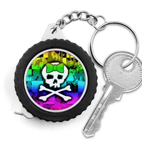 Rainbow Skull Measuring Tape from ArtsNow.com Front