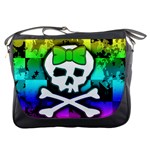 Rainbow Skull Messenger Bag