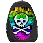 Rainbow Skull Backpack Bag