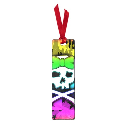 Rainbow Skull Small Book Mark from ArtsNow.com Front