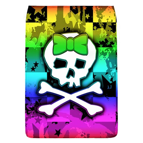 Rainbow Skull Removable Flap Cover (Large) from ArtsNow.com Front