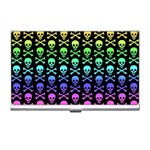Rainbow Skull and Crossbones  Business Card Holder