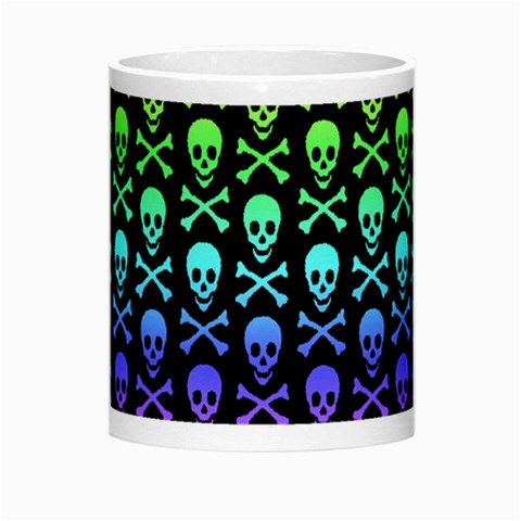 Rainbow Skull and Crossbones  Morph Mug from ArtsNow.com Center