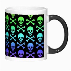 Rainbow Skull and Crossbones  Morph Mug from ArtsNow.com Right