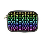 Rainbow Skull and Crossbones  Coin Purse