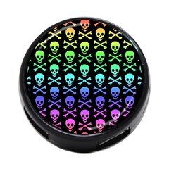 Rainbow Skull and Crossbones  4 Front